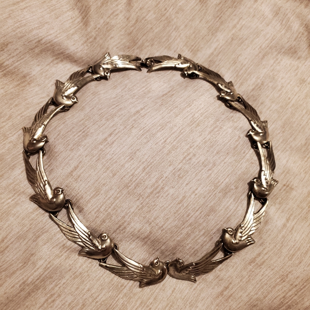 Los Castillo silver wedding necklace